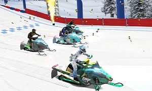 Snowmobile Physics-Based Racing Game 'Mad Skills Snocross' Out Now on iOS and Android