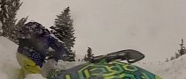 Snowmobile Rider Survives Avalanche