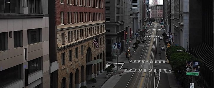 San Francisco's empty streets