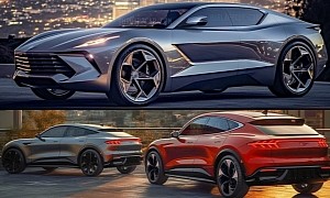 What's Your Dream Sporty EV Crossover - a 2025 Corvette SUV or a Mach-E Coupe?