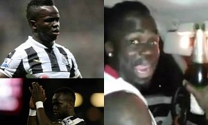 Soccer Star Cheick Tiote Poses With Bottle of Champagne While Driving, Apologizes Later