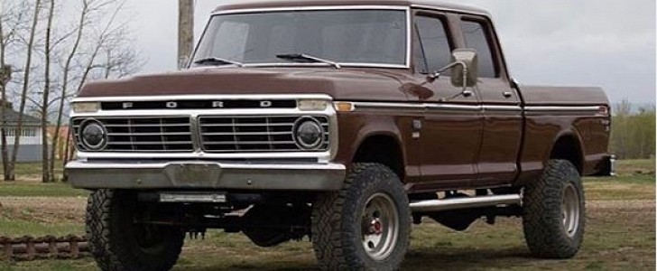 Mike Fisher's 1975 Ford F-250 truck, bought in May 2020