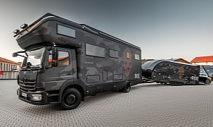 SOD Rise 4x2-950 Is a Luxurious and Massive Expedition Vehicle With a Sky Lounge
