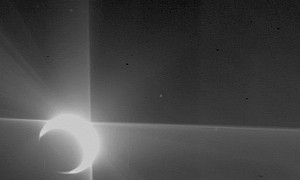 Solar Orbiter Sees Venus Rising From Really Close, Planet Looks Like an Eclipsed Sun