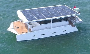 Solar-Powered Aquanima 40 Catamaran Is Entirely Fossil-Free, Self-Sufficient