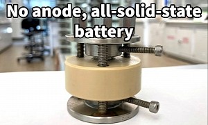 Solid-State Battery With No Anode Has Twice the Energy Capacity of Conventional Batteries