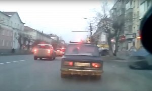 Some Like It Soft - Old Lada Has the Wobbliest Suspension You've Ever Seen