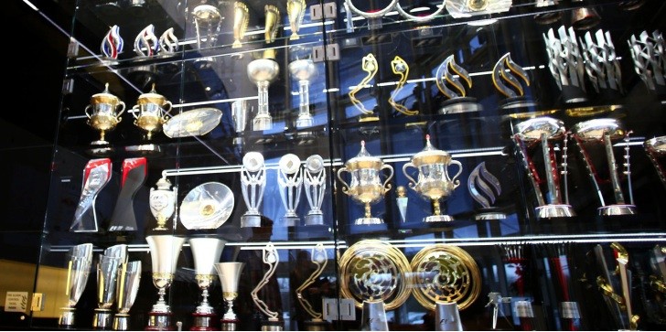 Red Bull Racing trophies