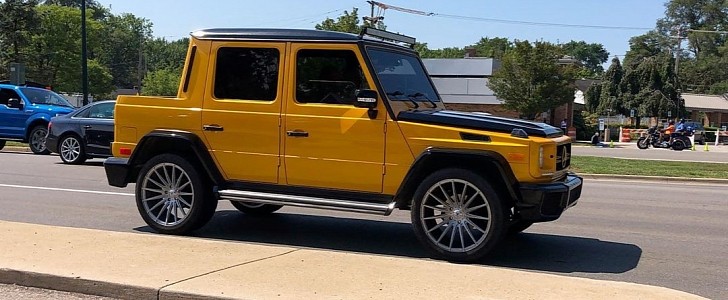 Somebody Built A Mercedes G Class Short Truck And It Looks Confusing Autoevolution
