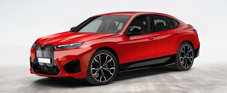 BMW iX Coupe rendering