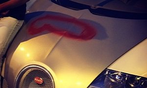 Somebody Drew "The D" on a Veyron
