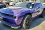 Somebody Slapped Offroad Tires on a Dodge Challenger Hellcat and It Looks Sick