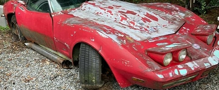 Abandoned Chevrolet Corvette