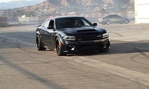 Someone Built a Manual Dodge Charger Hellcat Widebody and It's Downright Insane
