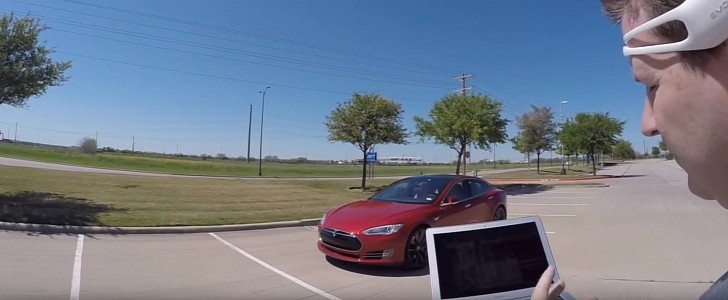 Tesla Model S Mind Control Demonstration