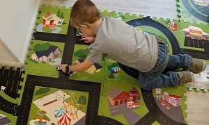 Someone Has Created Interlocking Playing Mats With Roads and Everything