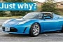 Someone Paid $86,500 for This 2011 Tesla Roadster and the C8 Corvette Is Truly Insulted