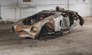 Someone Paid Almost $2 Million To Buy a Completely Burned Ferrari 500 Mondial