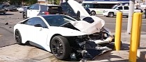 Someone Took GTA Too Seriously, Crashed BMW i8 In Front of RDB LA Shop During Police Chase