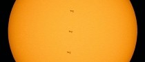 Someone Took Photos of the ISS Transiting the Sun, Astronauts Were Outside