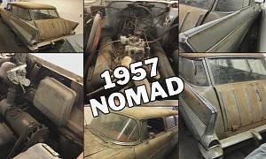 Someone Wanted to Restore This 1957 Chevy Nomad 40 Years Ago, Ended Up Abandoning It