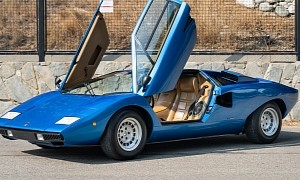 Something Blue for Xmas: A Very Rare 1975 Lamborghini Countach LP400 Periscopica