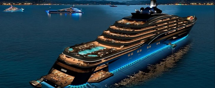 Somnio Residential Megayacht Will Be the World’s Biggest, a Floating Hotel