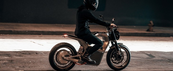 The Metacycle from Sondors, the company's first electric motorcycle