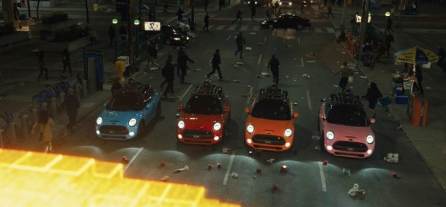 Sony Pictures’ New Pixels Movie Has Four MINI Cooper S as Hero Cars