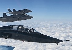 Soon-to-Be Replaced T-38 Talon Flies With the Big Bad Boys, Shows It Still Has It