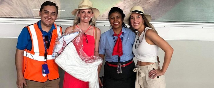 Woman is reunited with her forgotten bridesmaid's dress thanks to Southwest Airlines