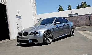 Space Gray BMW M3 on Concave Wheels Is an Apparition