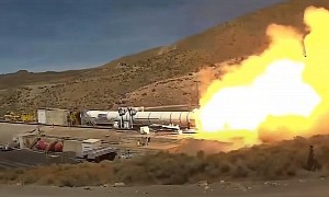 Space Launch System Booster Test Fire Shakes the Ground in Utah
