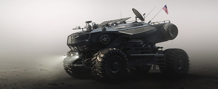 Space Rover Evo-03 rendering