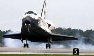 Space Shuttle Discovery Lands for the End of an Era