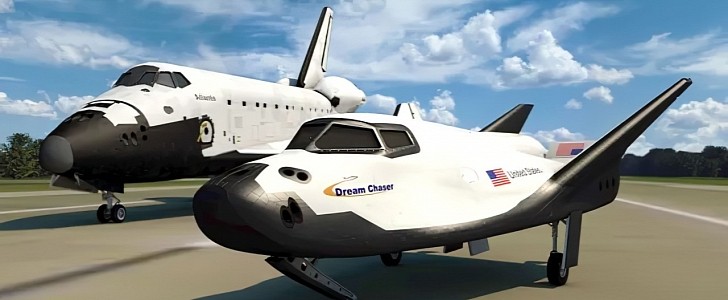 Dream Chaser vs Space Shuttle 
