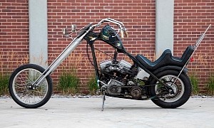 Space-Themed 1949 Harley-Davidson Panhead Is Truly Out There