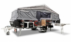 Space X Air Is Touted as the First Australian Automatic Stabilizing and Inflating Camper