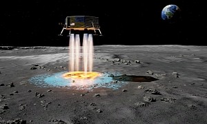 Spacecraft Could Make Their Own Landing Pads as They Descend onto the Lunar Surface