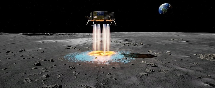 Lunar landing with Masten's FAST concept