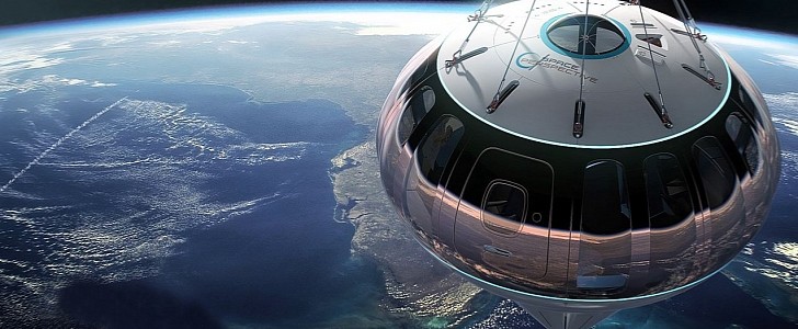 Balloon-borne capsule Spaceship Neptune will take tourists and researchers to the edge of space
