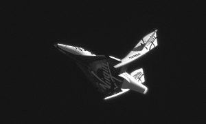 SpaceShipTwo 'Feathers' Re-Entry Test