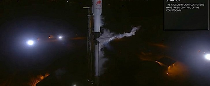 FALCON 9 Merah Putih launches from the Cape