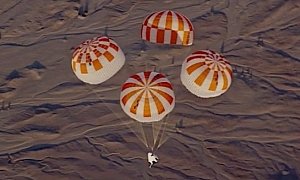 SpaceX Drops Crew Dragon Capsule from Helicopter to Test Parachute System