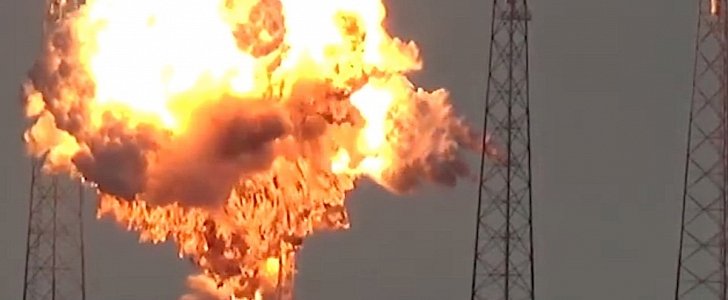 Falcon 9 2016 explosion