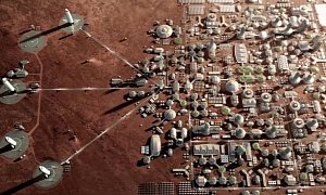 SpaceX Martian Colony to Grow Around The Big Falcon Rocket