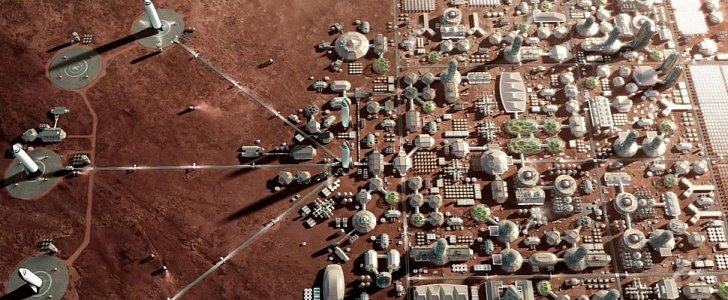 SpaceX Mars colony