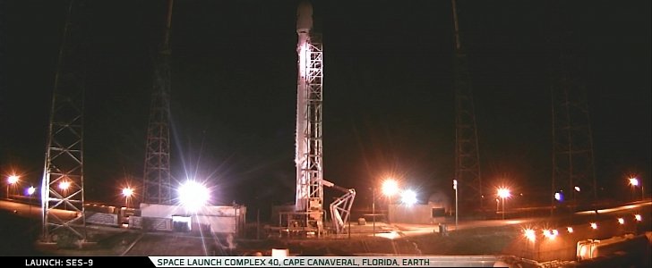 SpaceX SES-9 mission