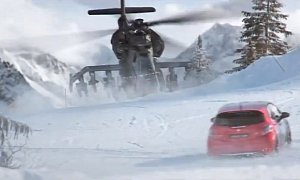Secret Agent Peugeot 208 GTi Gets Chased by Helicopter and Missiles