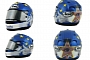 Special Arai SPARKS Helmet for Leon Haslam at Silverstone